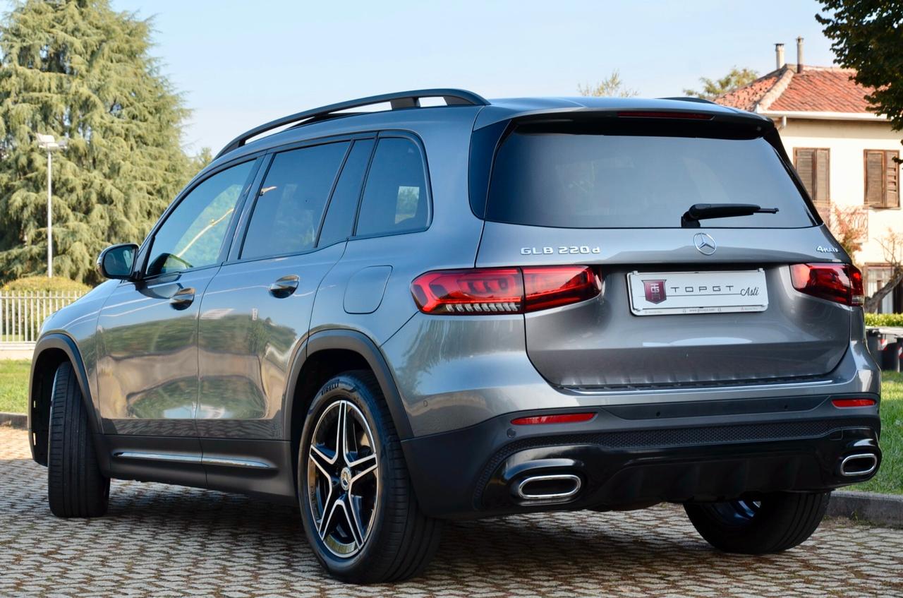 MERCEDES-BENZ GLB 220d PREMIUM 4MATIC 190cv AUTO, GAR. UFFICIALE, SERVICE MERCEDES, TETTO, NIGHT PACK, FARI FULL LED, RETROCAMERA PERMUTE