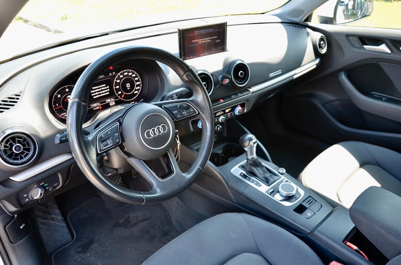AUDI A3 SPORTBACK 30 1.6 TDI S-LINE EDITION 116cv S-TRONIC, EURO 6D, UFF ITALIANA, FULL LED, NAVI, SUBWOOFER, PERMUTE