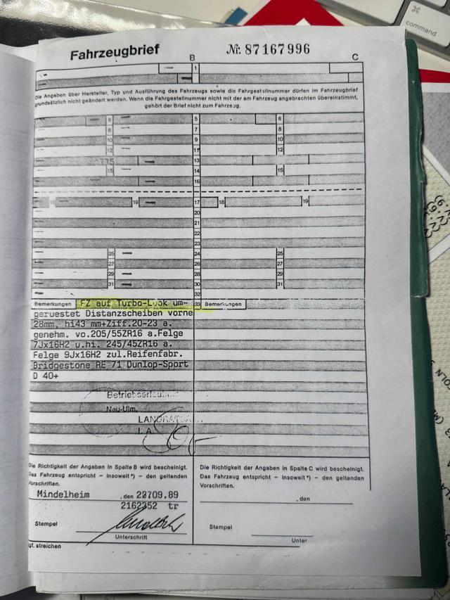 PORSCHE 911 Carrera 3.2 Cabriolet ?TURBO LOOK?