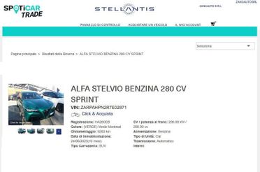 Alfa Romeo Stelvio Stelvio 2.0 Turbo 280 CV AT8 Q4 Sprint