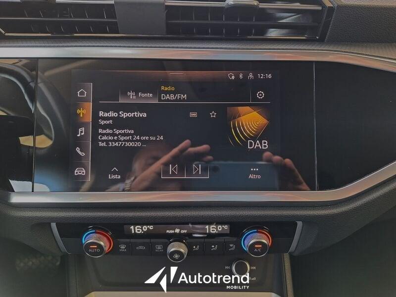 Audi Q3 Sportback 35 TDI 150 CV Automatica S Tronic