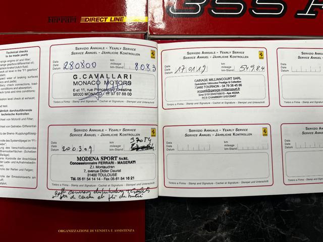 FERRARI F355 Spider F1 ASI / TAGLIANDI CERTIFICATI