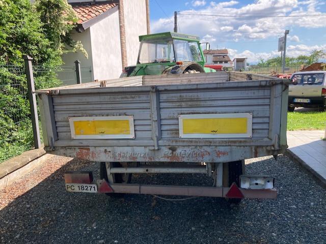 Rimorchio agricolo SCALVENZI 400 cm x 200 cm con docuementi