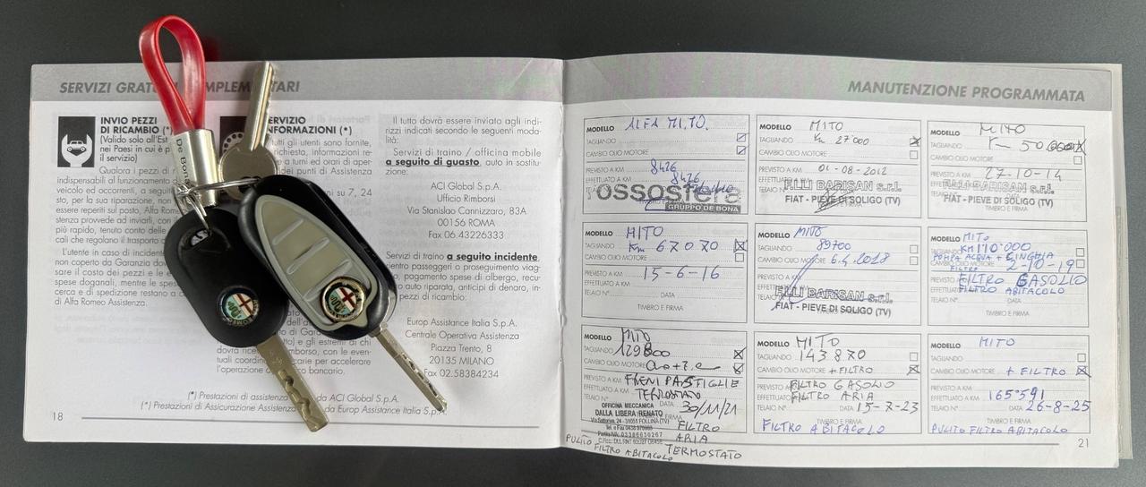 Alfa Romeo MiTo 1.6 JTDm 16V Distinctive Sport Pack ok neopatentati