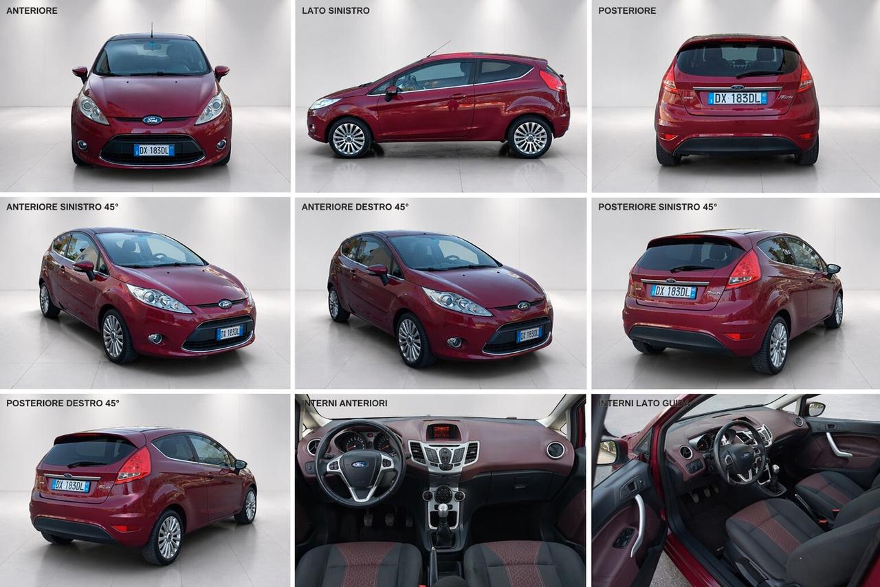 FORD FIESTA 1.4 TDCI TITANIUM – – REVISIONATA – PERFETTA Ottima Ford Fiesta 1.4 TDCI 68 cv, versione Titanium, auto affidabile ed economica nei consumi, ideale per uso quotidiano. Immatricolazione: 2009 Chilometraggio: 150.000 km Alimentazione: