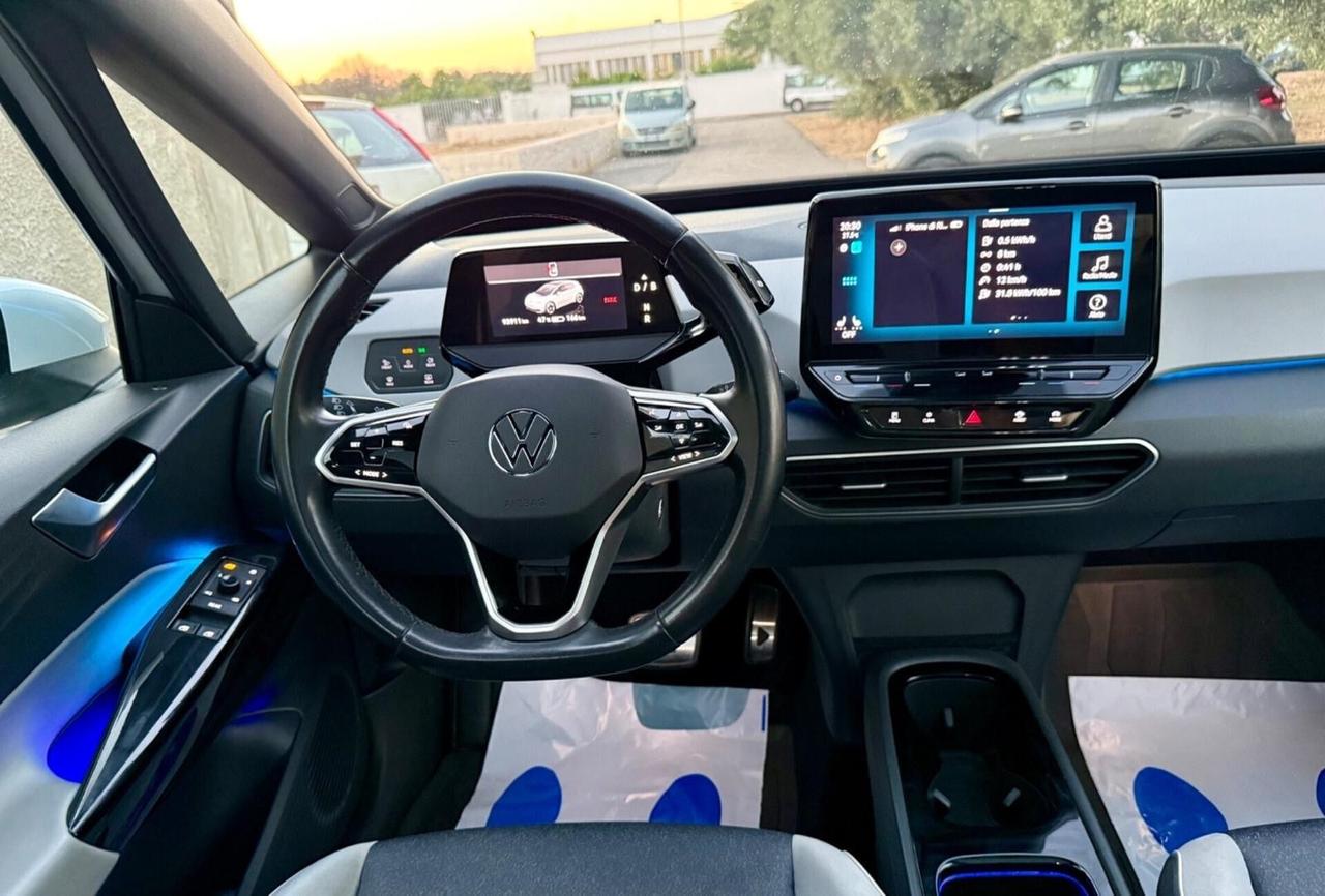 Volkswagen ID.3 58 kWh,Tetto panoramico,LED ambiete,Full LED,ecc.