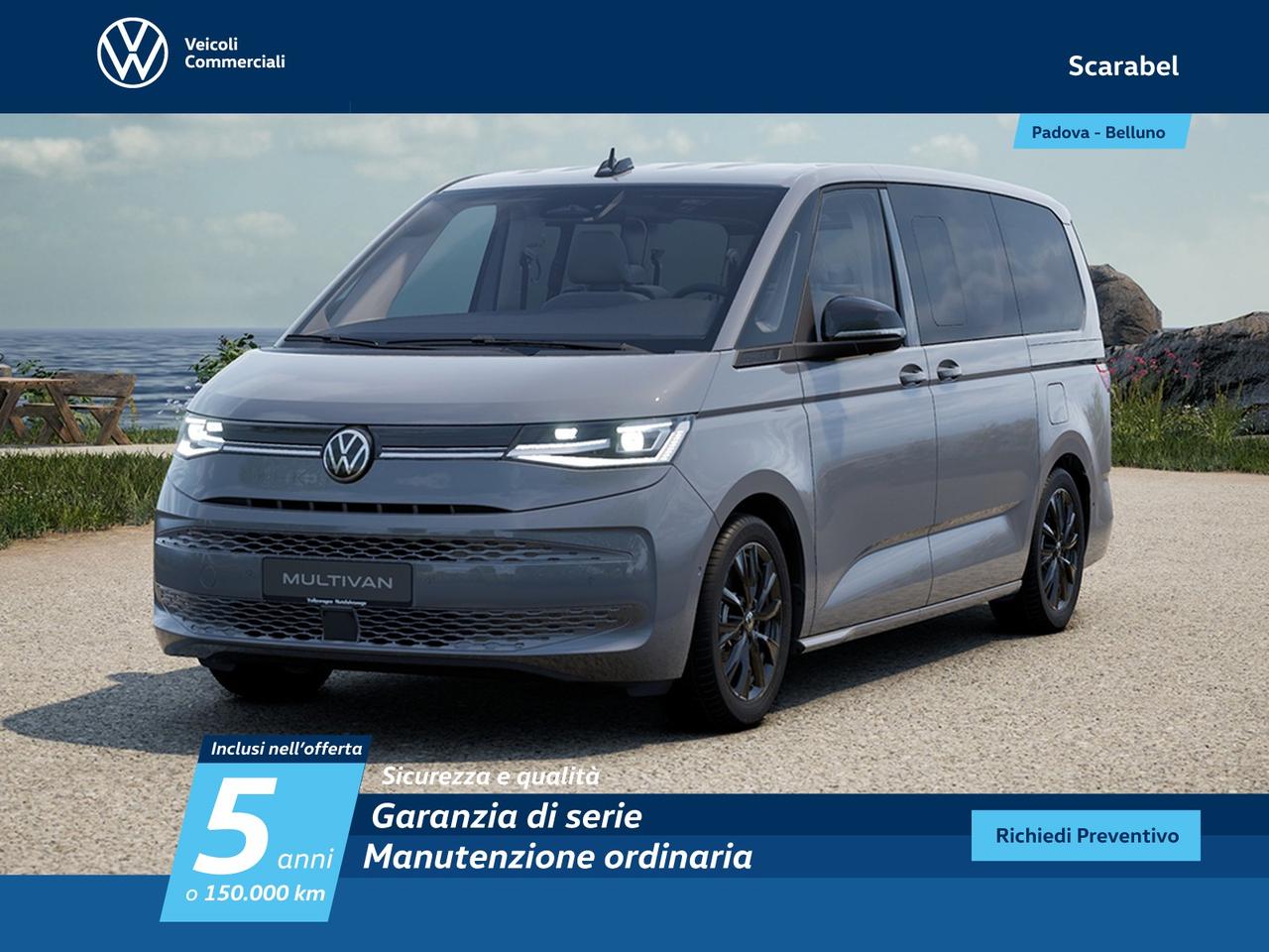 Volkswagen T7 Multivan lungo 1.5 phev life 4motion 245cv dsg 7p.ti