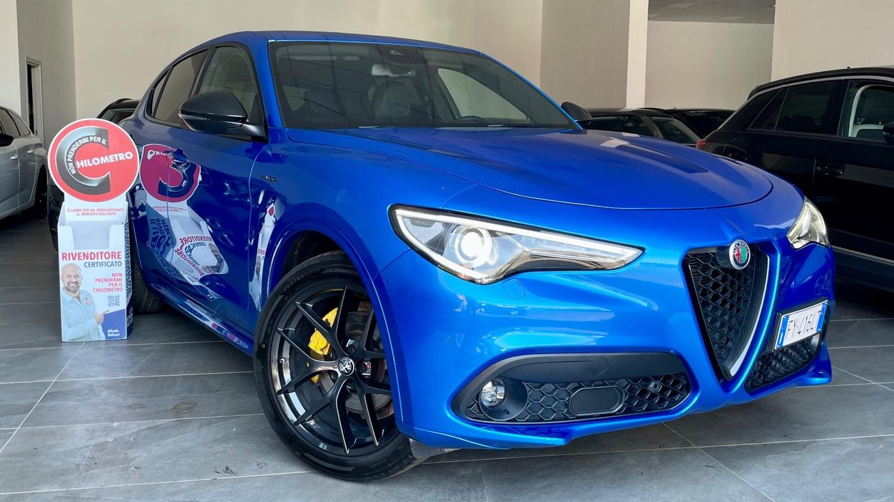ALFA ROMEO STELVIO 2.2 VELOCE Q4 TURBODIESEL 210CV - VOLANTE E SEDILI IN PELLE RISCALDABILI, FULL LED