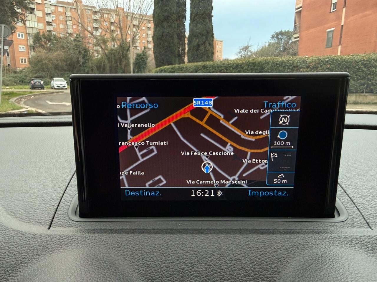 Audi A3 Cabrio 1.4 Sport, Tagl. ufficiali, alcantara, navigatore