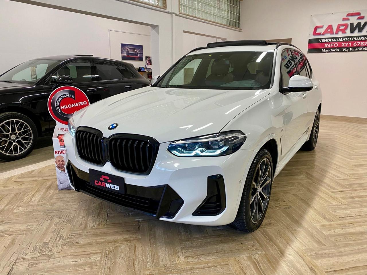 BMW X3 MSPORT 2.0D XDRIVE 48V TETTO 2022