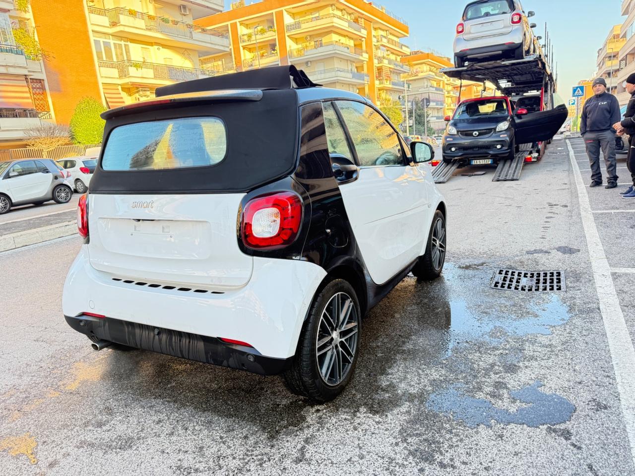 Smart ForTwo 90 0.9 T twinamic cabrio Prime LED NAVI KAMERA PACK SPORT CERCHI BRABUS PELLE PDC
