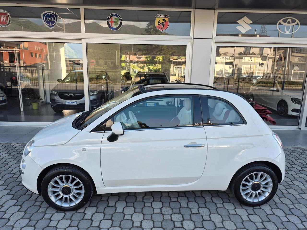 Fiat 500 C 1.2 FIRE *** CABRIOLET *** CAPOTTE ROSSA - CABRIO