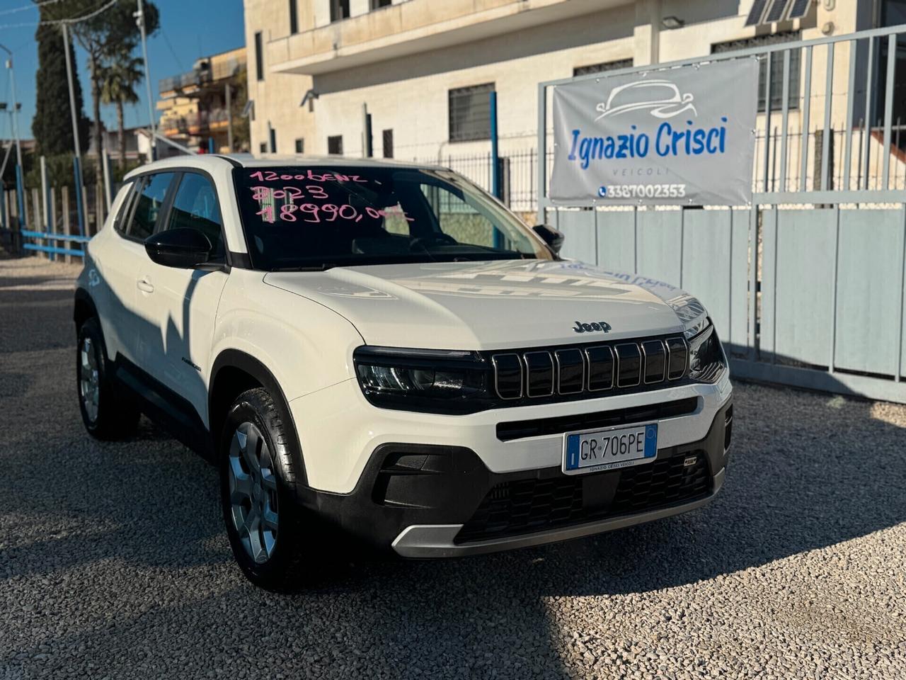 Jeep Avenger 1.2 Turbo 100 CV Summit 1prop. nord italia km certificati 11/2023