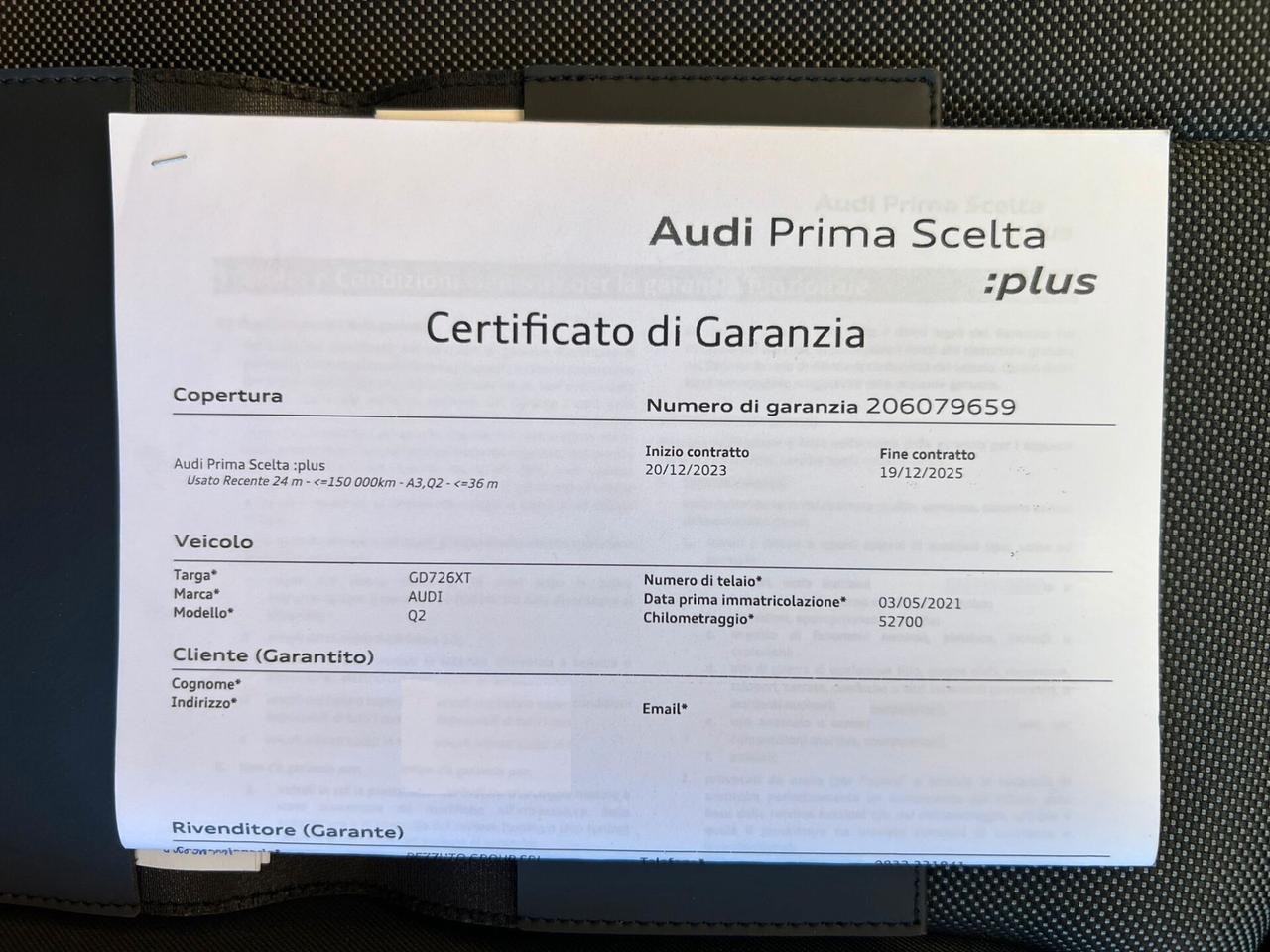 Audi Q2 2.0 TDI 116CV Stronic - 2021