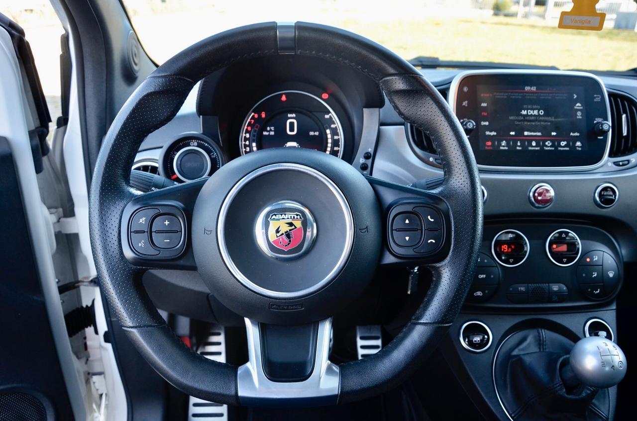 ABARTH 595 TURISMO 1.4 t 165cv, SERVICE CON FATTURE, TETTO, SCARICO RECORD MONZA, XENO, PELLE, PERMUTE