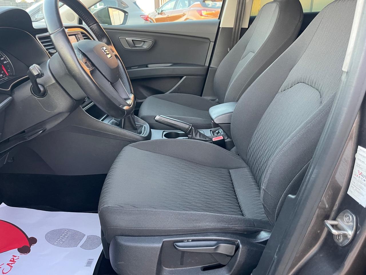 SEAT LEON 1.6 TDI 105CV BERLINA FULL NAVI MY15