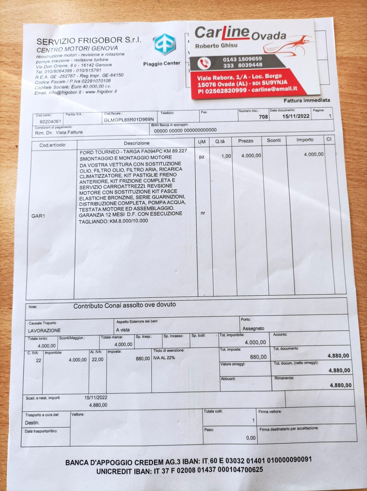 Ford Tourneo Courier 1.0 EcoBoos SOLO 24000KM