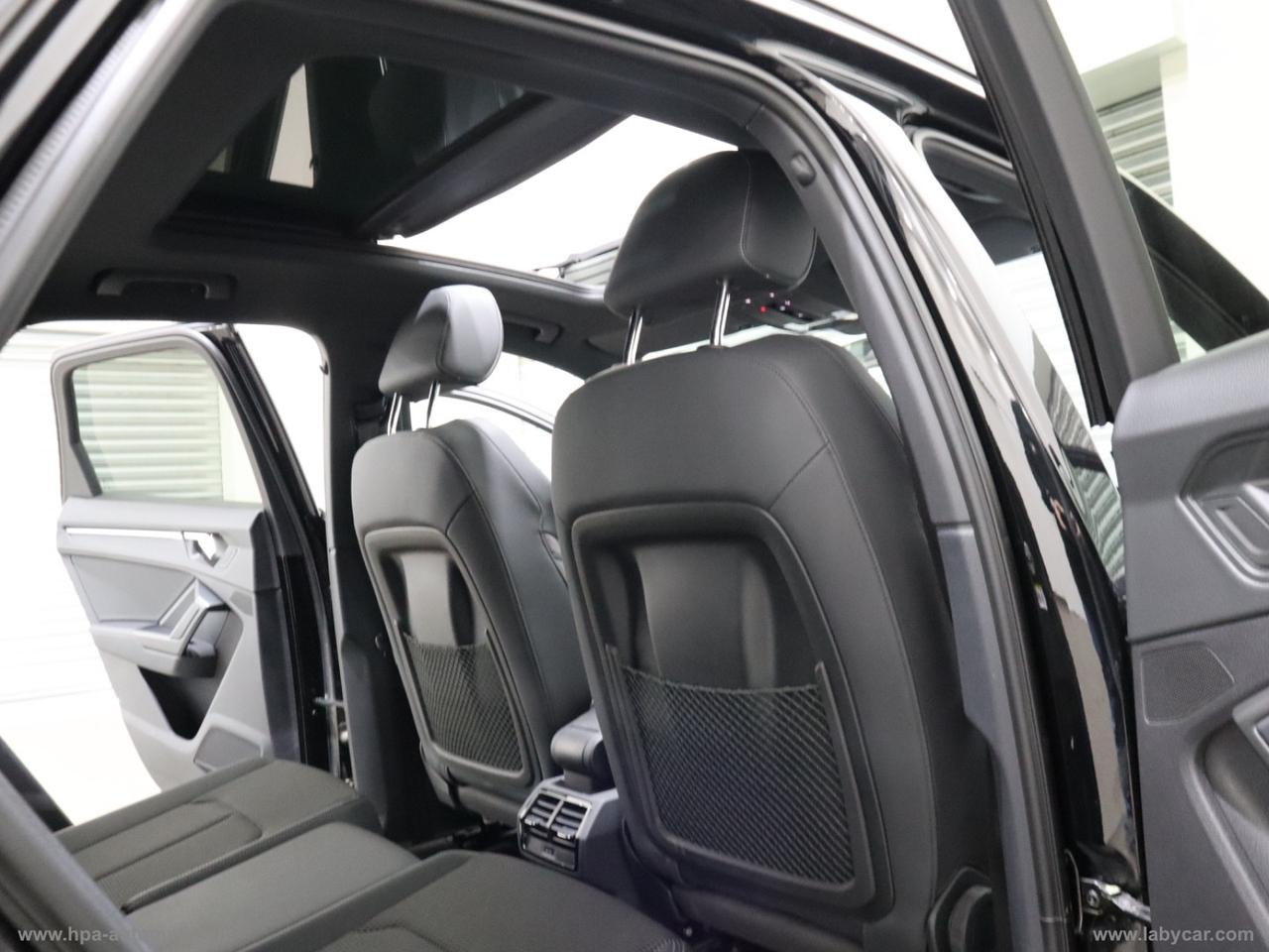 AUDI Q3 2.0TDI S-line NAVI TETTO LED CAMERA 360 PELLE