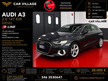 Audi A3 SPB 40 TDI quattro S tronic line edition