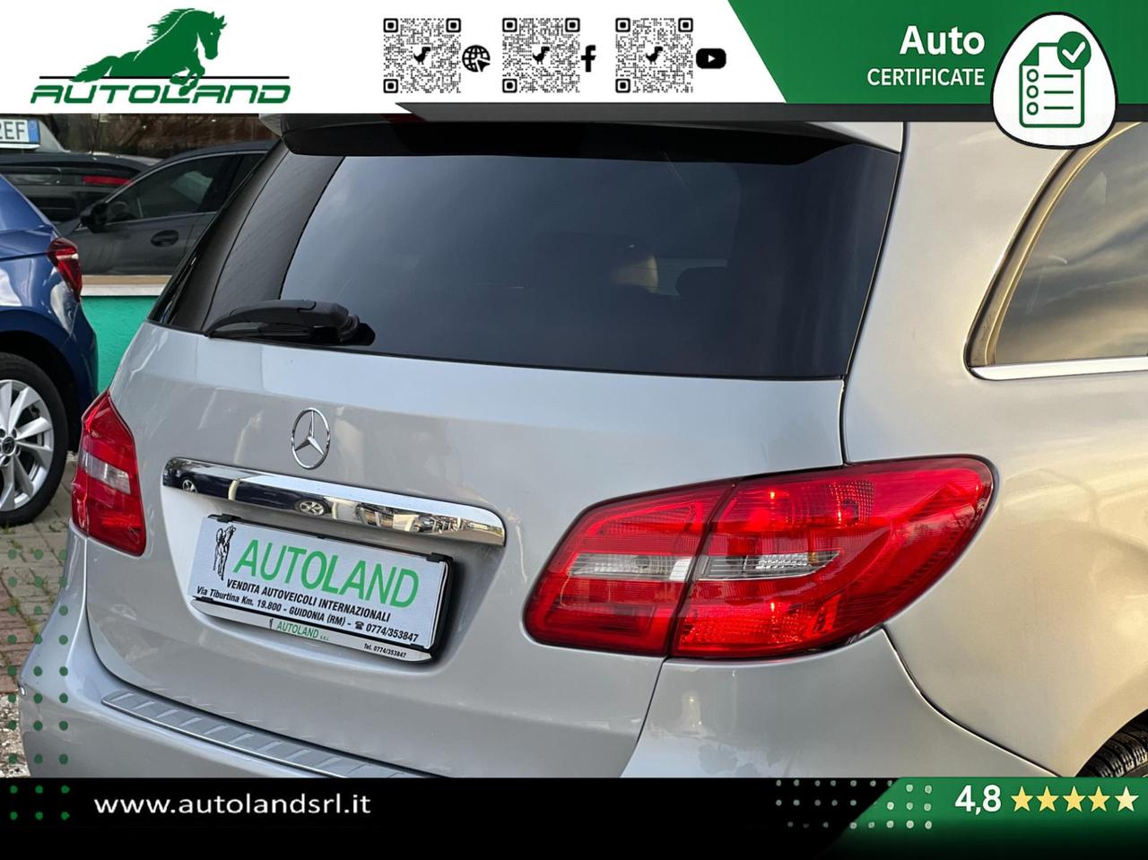 Mercedes B 180 CDI BlueEfficiency Automatica Pelle