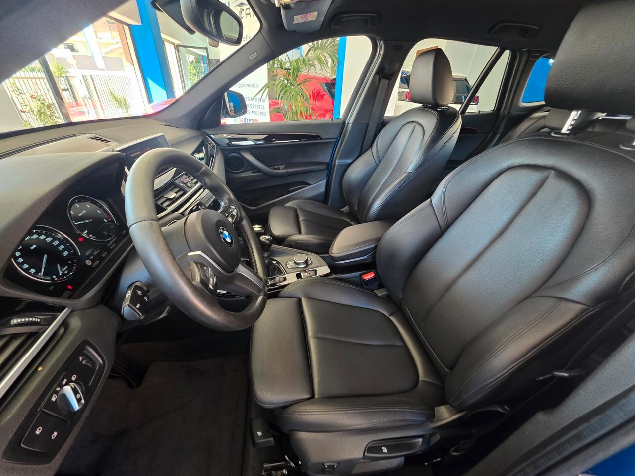 Bmw X1 sDrive 18d M-Sport Blu Estoril 2019 head up display