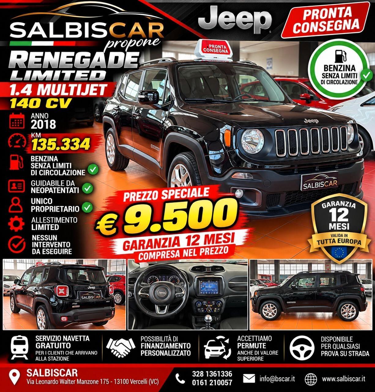 Jeep Renegade 1.4 MultiAir DDCT Limited