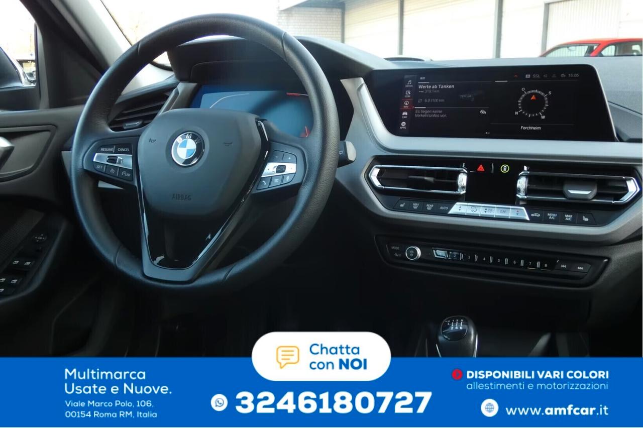 BMW 118i Advantage Cambio manuale navi