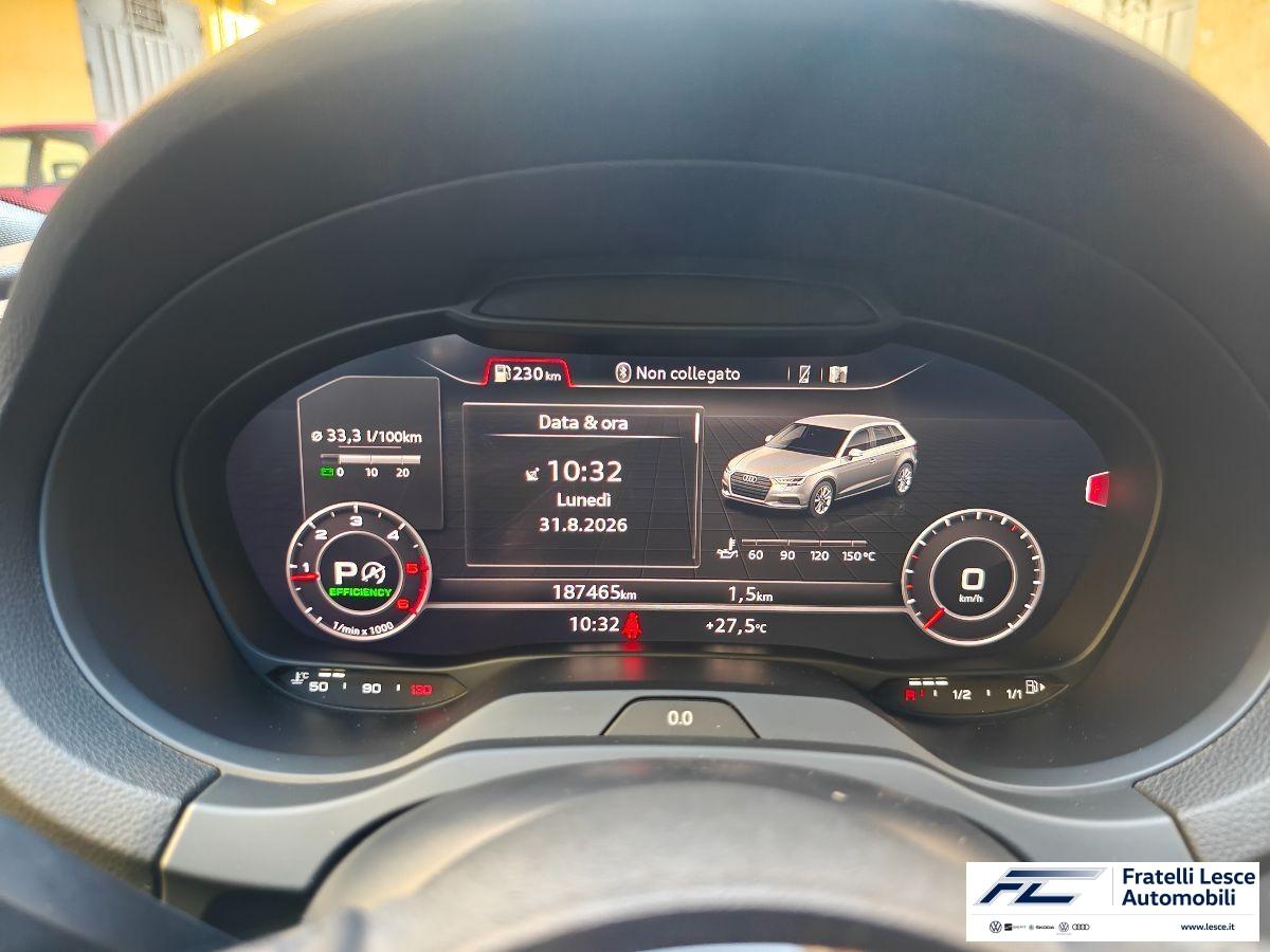 AUDI - A3 Sportback 30 1.6 tdi Admired S-line 116cv s-tronic (Conto vendita - Pronta Consegna)
