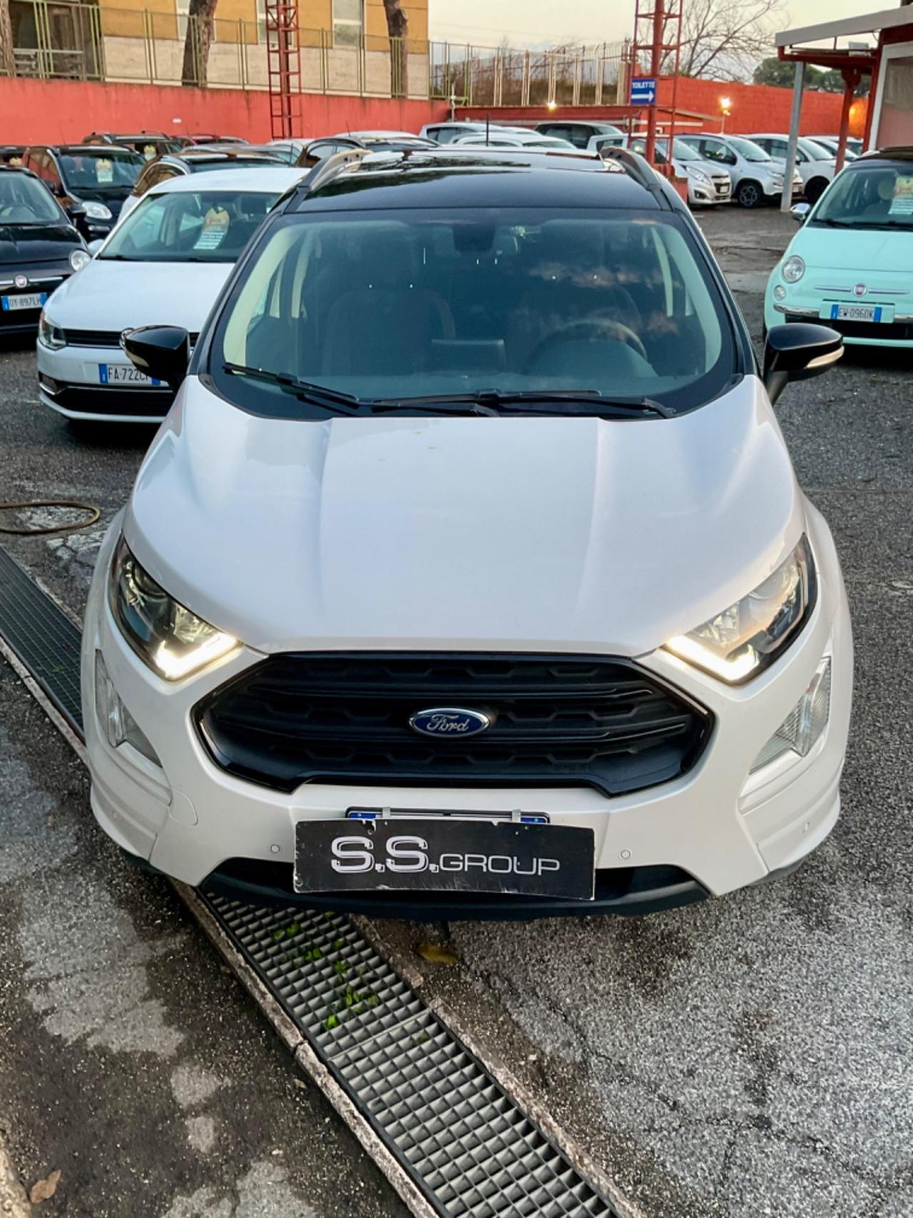 EcoSport 1.5 TDCi-perlato- ST-LINE-unipro-rate-tetto