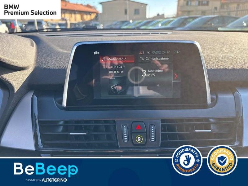 BMW Serie 2 Active Tourer 218I ACTIVE TOURER ADVANTAGE 140CV AUTO MY20