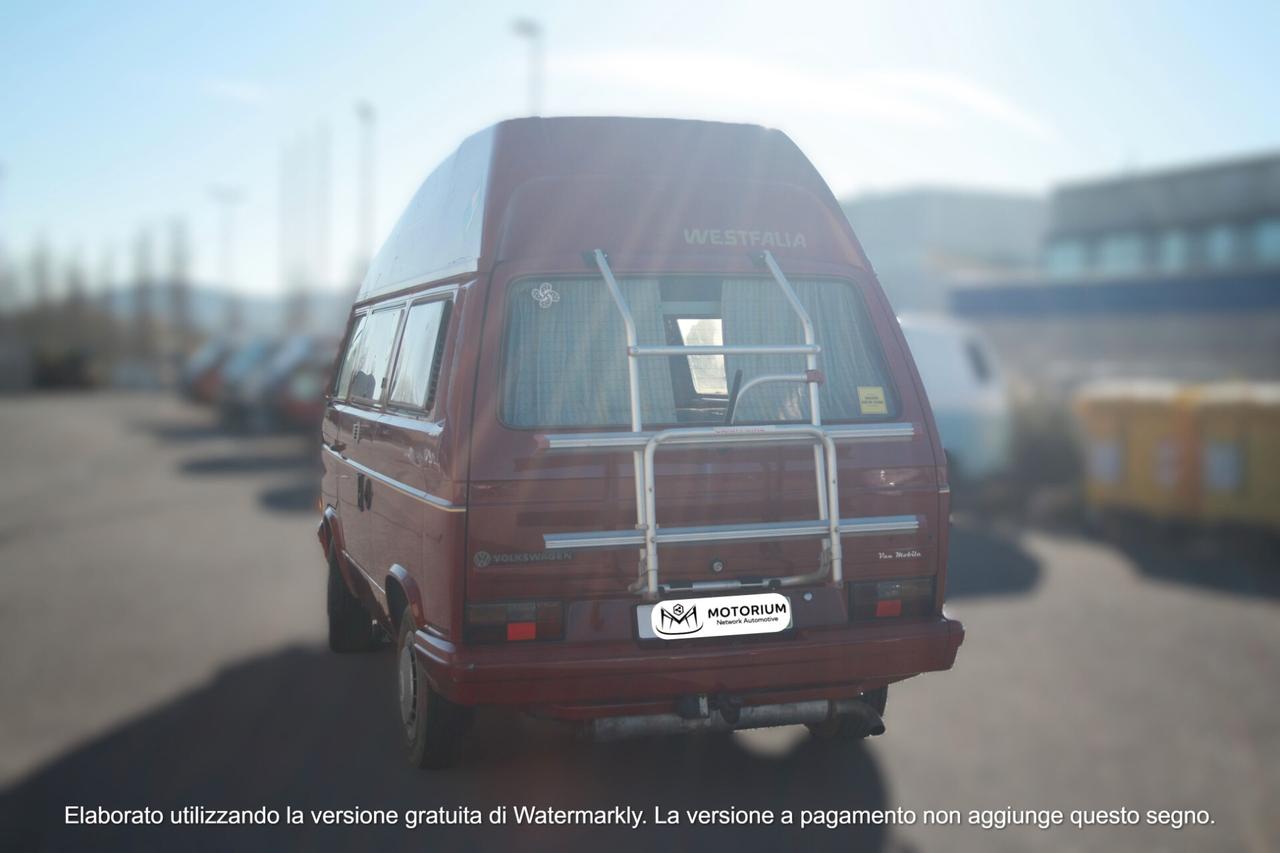 VOLKSWAGEN T3 CALIFORNIA WESTFALIA 1.6 T.D. DEL 1990 MOTORE RICONDIZIONATO