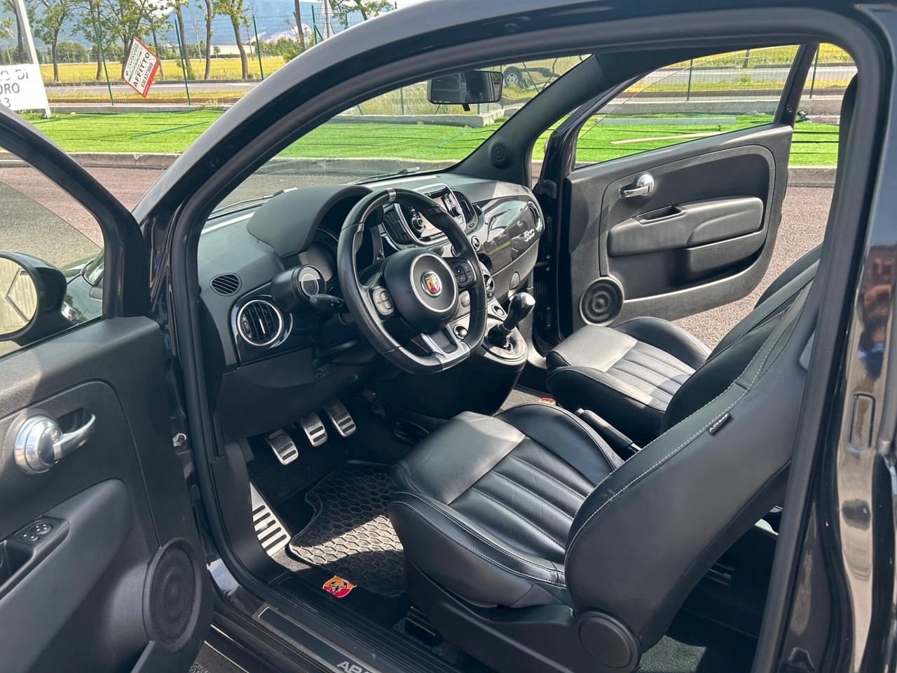 Abarth 595 1.4 Turbo pelle nera tutta tagliandata Cambio manuale!! Unico Proprietario!!
