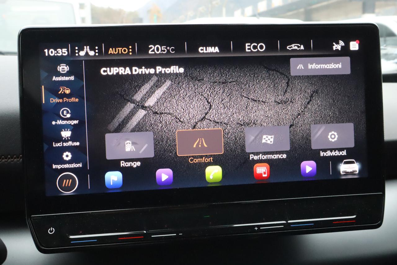 Cupra Born 204CV ACC LED 360° CAMERA SOLO 6.600 KM!