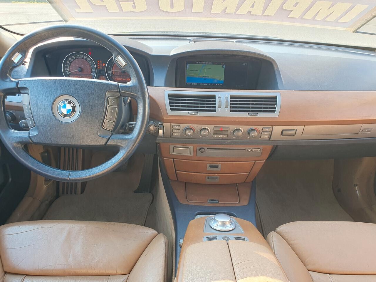 Bmw 735i 3.6v8 272cv benzina GPL ASI 2002