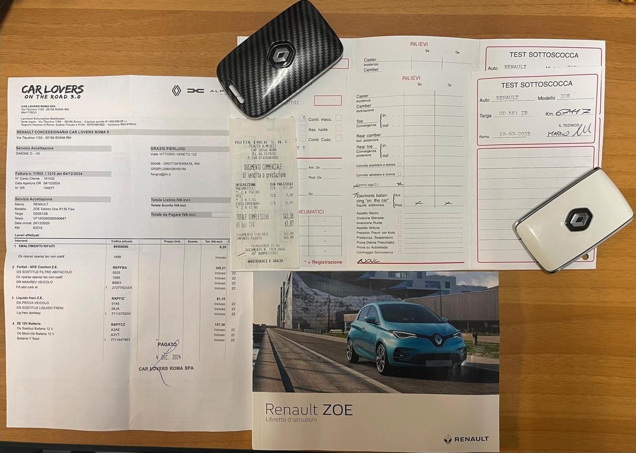 RENAULT ZOE ELETTRICA-AUTONOMIA 400KM- NO VINCOLI