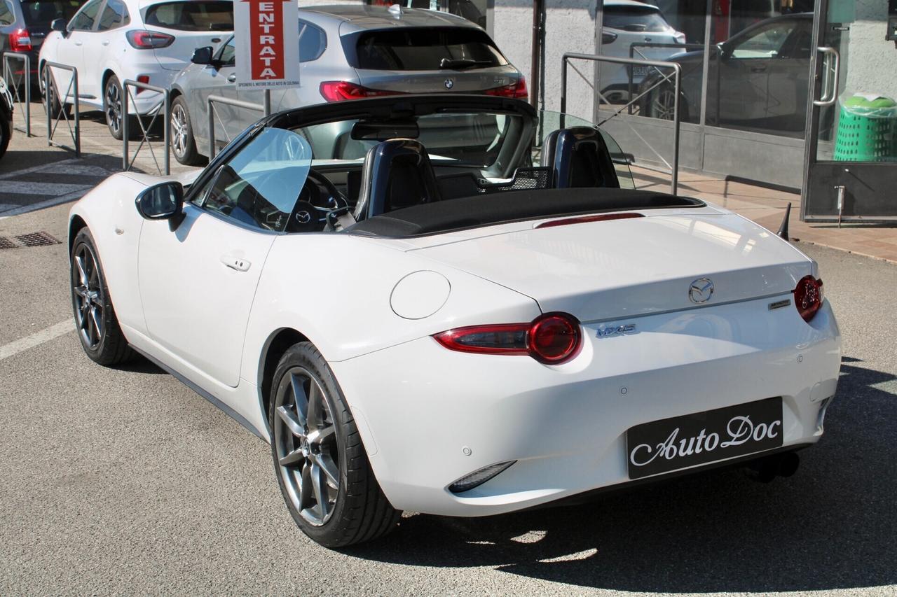 Mazda MX-5 2.0L160 CV Skyactiv-G EXCEED PELLE NERA SCARICO PRONTA SUBITO