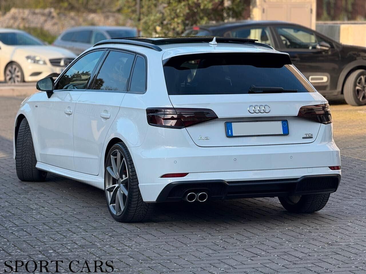 Audi A3 SPB 2.0 TDI 184 CV , S TRONIC, S LINE, TETTO, 4X4