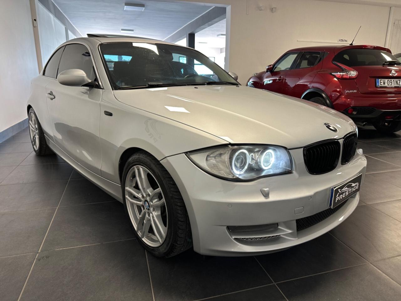 BMW 123D COUPE' 204CV SCARICO PELLE TETTO G.TRAINO