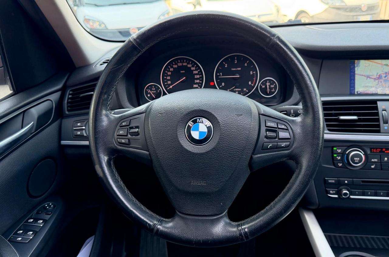 BMW X3 X-DRIVE 20D 2.0 ELETTA 184 CV - FULL LED, P