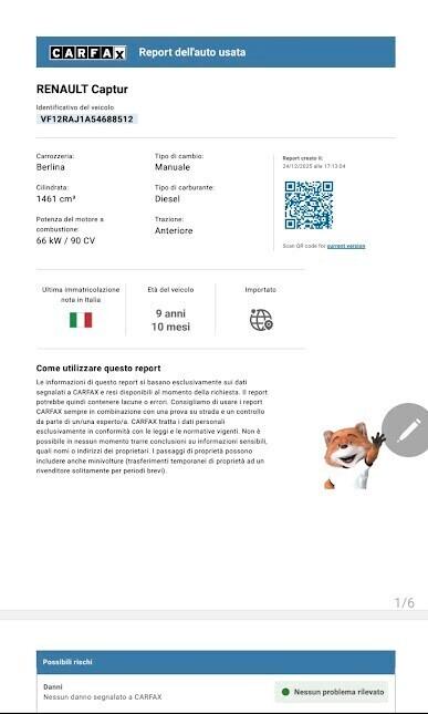 Renault Captur dCi 8V 110 CV Start&Stop Energy Intens