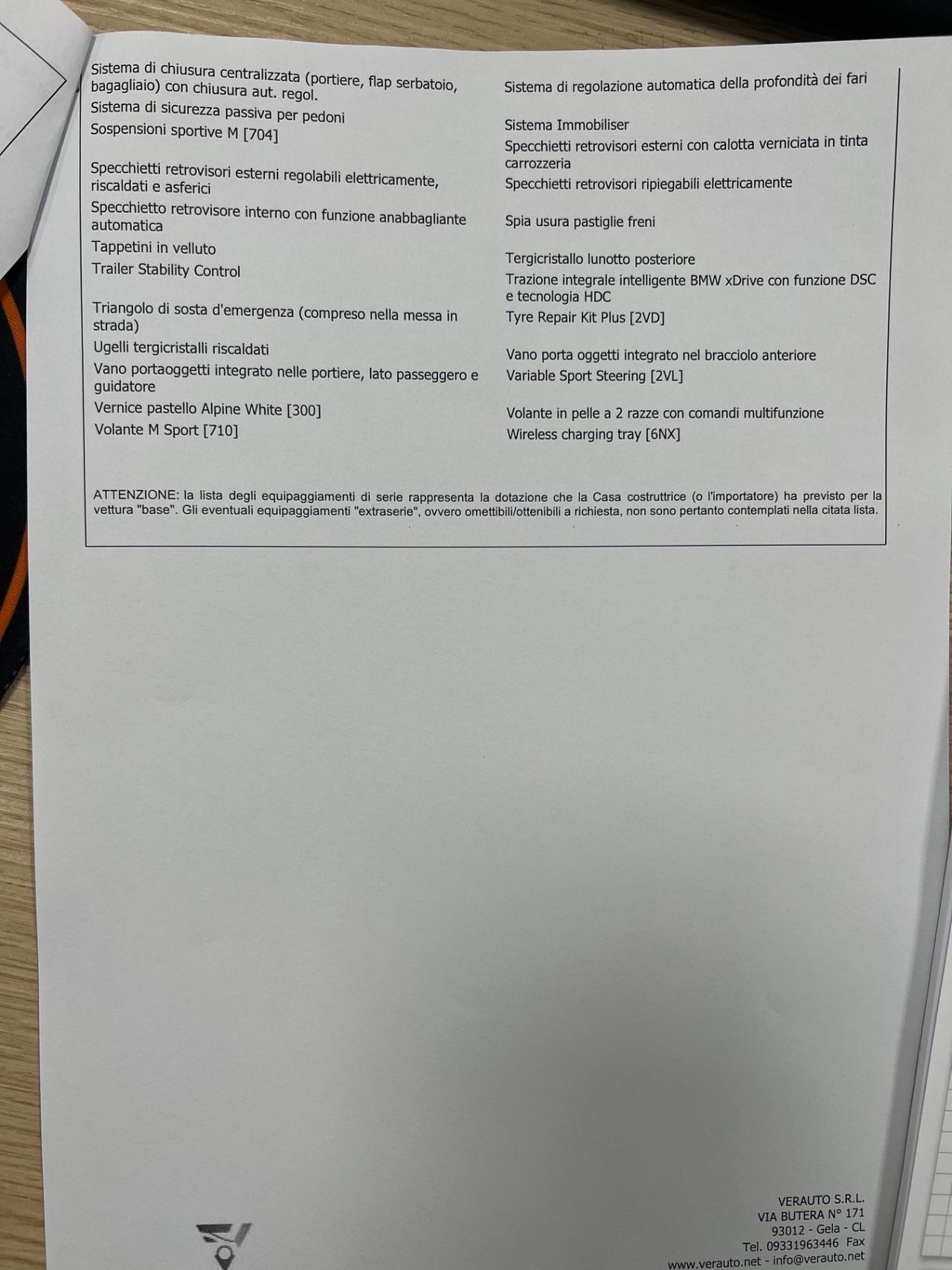 BMW X3 xDrive20d MSport Pro Possibilità noleggio noscoring