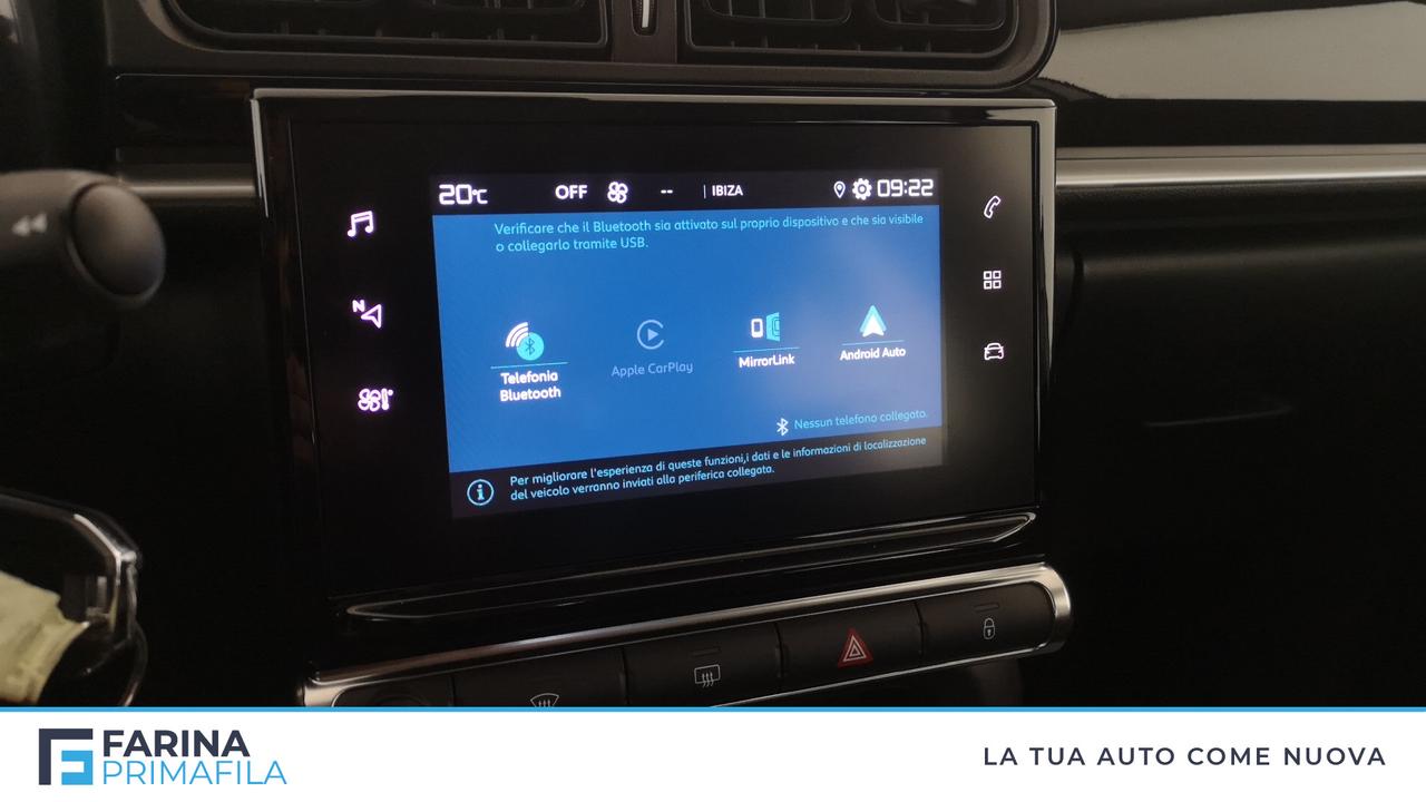 CITROEN C3 1.2 puretech Plus s&s 83cv neopatentati