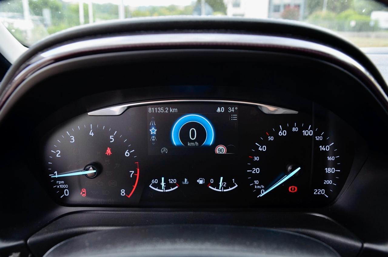 FORD FIESTA 5p 1.0 ECOBOOST VIGNALE 100cv, EURO 6D-TEMP, UFF ITALIANA, APPLE ANDROID, RETRO, PERMUTE