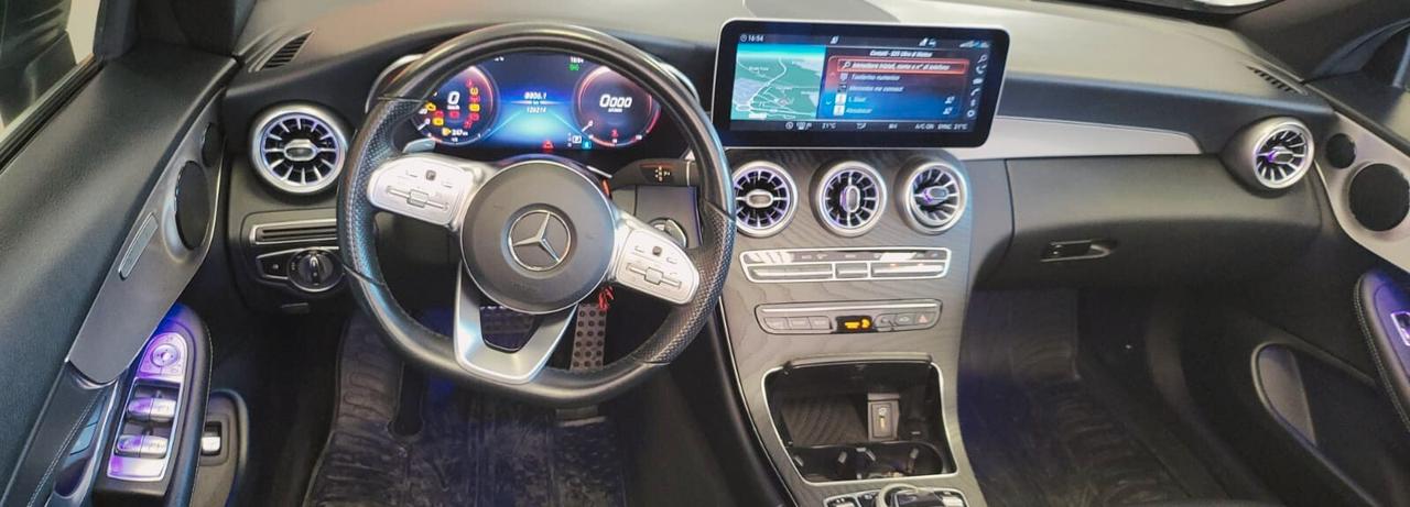 BELLISSIMA-IMPECCABILE-COME NUOVA-Mercedes-benz C 220 d Auto Cabrio Premium Plus.