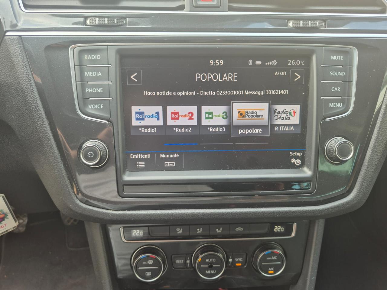 Volkswagen Tiguan 2.0 TDI TAGLIANDI CERTIFICATI