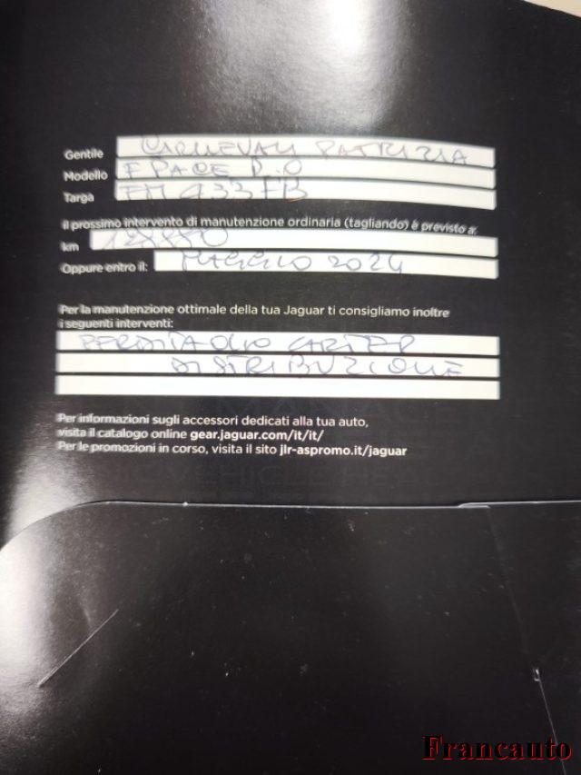 JAGUAR F-Pace 2.0 D 180 CV aut. Portfolio