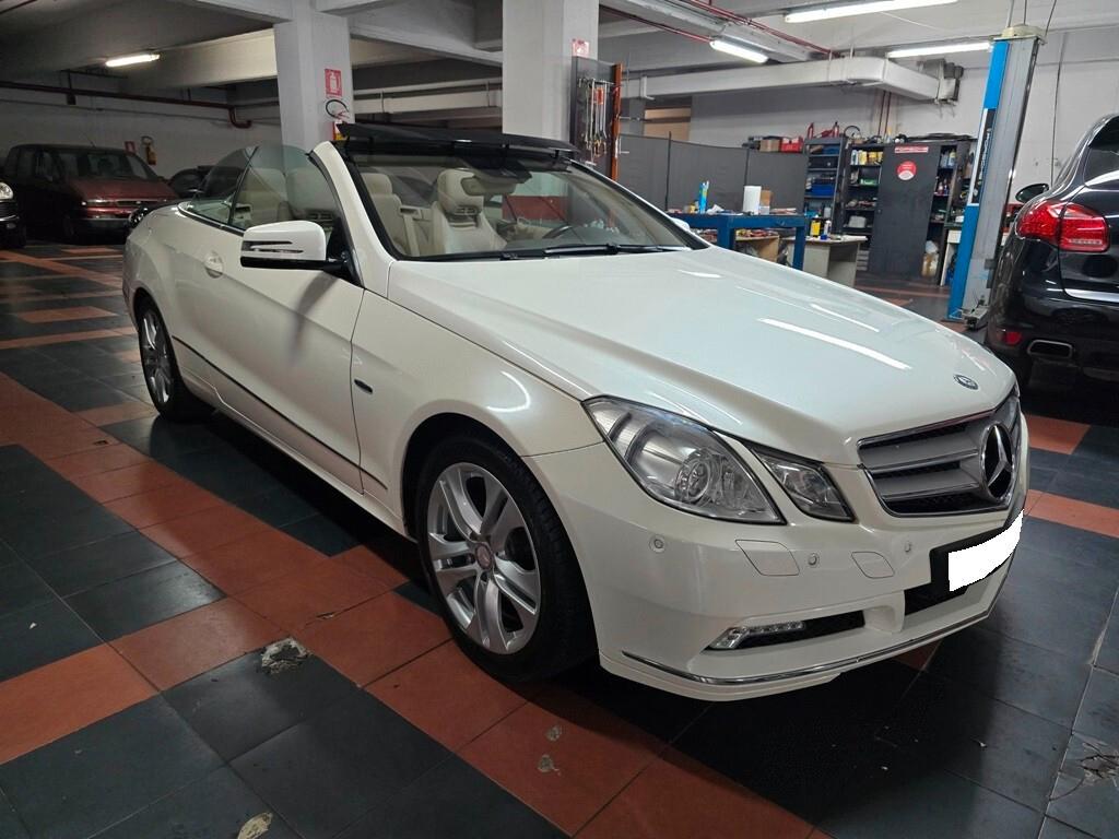 Mercedes-benz E 250 CGI Cabrio BlueEFFICIENCY Avantgarde BOOK SERVICE