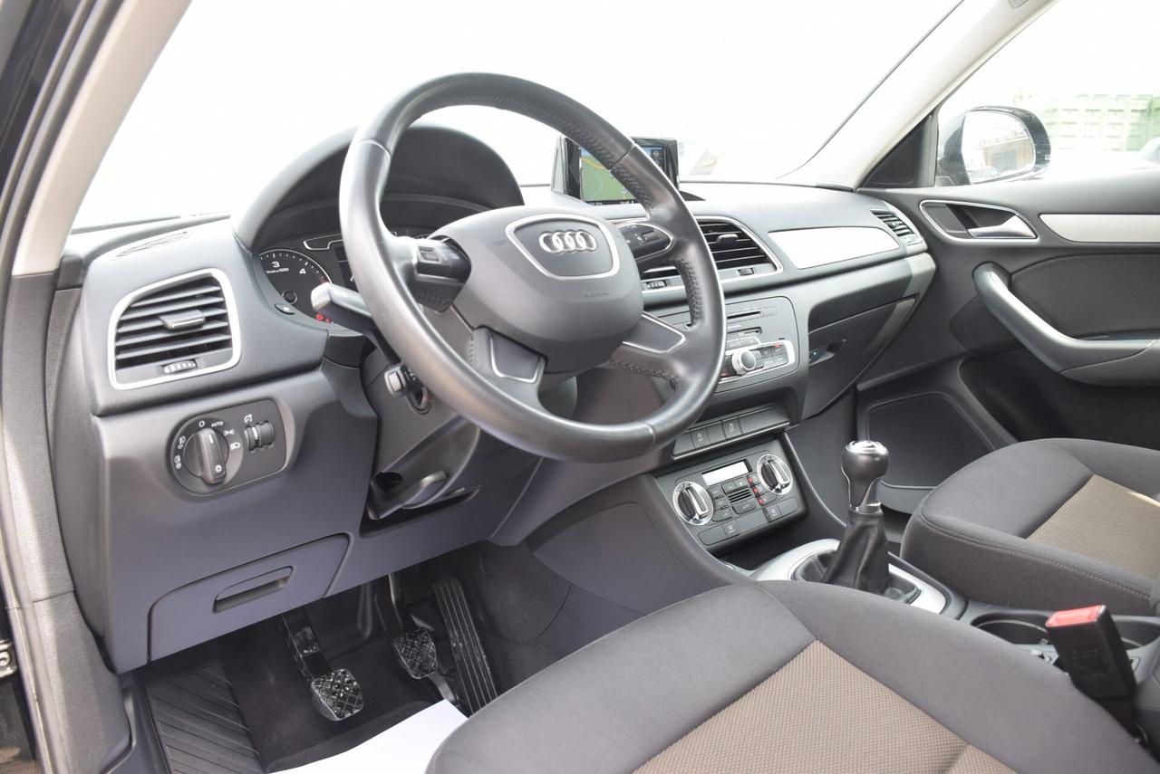 Audi Q3 2.0TDI 140CV 6M NAVI CRUISE SENSORI FULL