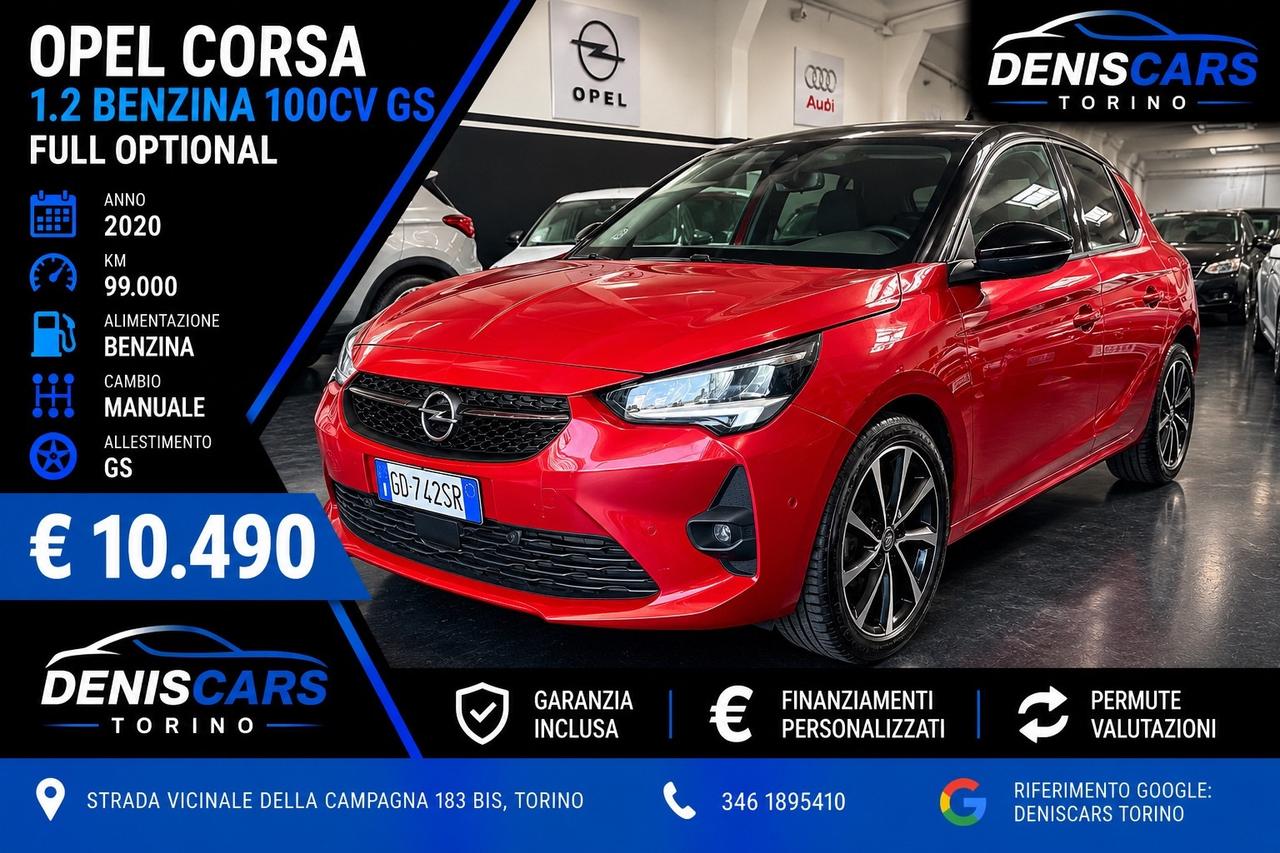 Opel Corsa 1.2 100 CV GS Line PREZZO REALE