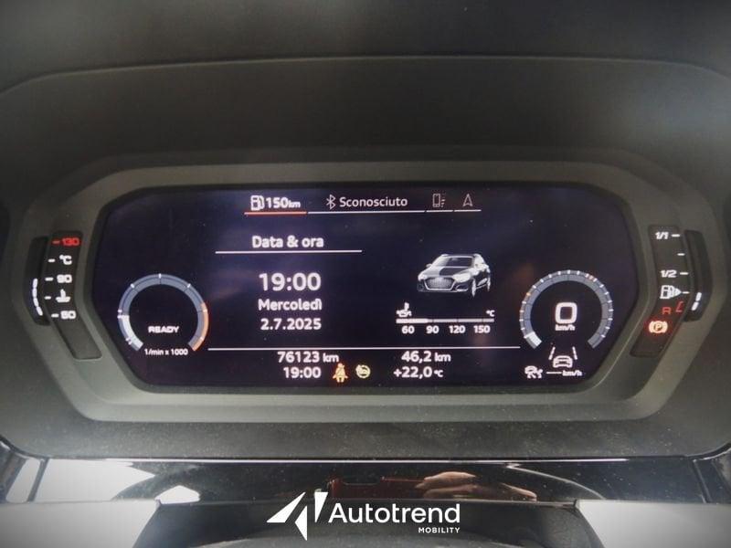 Audi A3 Sportback SPB 30 TDI 116 CV NAVI LED Business